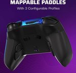 PDP Gaming Victrix Pro BFG Wireless Controller, Compatible With PS5 / PS4 & PC, 5ms Input Latency, 2000mAh Battery, 4 Mappable Back Buttons, Multi-Position Clutch Triggers, Black | 052-002-BK