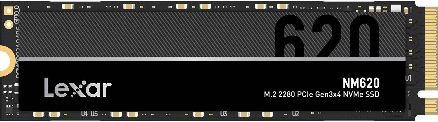Lexar NM620 2TB SSD, M.2 2280 PCIe Gen3x4 NVMe 1.4 Internal SSD, Up To 3500MB/s Read, 3000MB/s Write, 