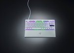 Razer Huntsman V3 Pro Tenkeyless Keyboard, Razer Analog Optical Gen-2 Switch, 1000Hz Polling Rate, Chroma RGB, Magnetic Firm Wrist Rest, English Layout, Type C Cable, White | RZ03-04981700-R3M1