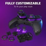 PDP Gaming Victrix Pro BFG Wireless Controller, Compatible With PS5 / PS4 & PC, 5ms Input Latency, 2000mAh Battery, 4 Mappable Back Buttons, Multi-Position Clutch Triggers, Black | 052-002-BK
