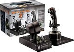 Thrustmaster Hotas Warthog Joystick and Throttle, 51 Programmable Action Buttons, 3-D Magnetic Sensor Technology, Replica Backlit Control Panel w/ 5 LEDs, Black | TM-JSTK-WARTHOG / 2960720