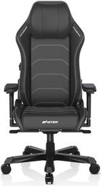 DXRacer 1238S Master Series Gaming Chair, Microfiber Leather, 4D Armrests, Multi-functional Tilt, 3" Casters, High Density Mold Shaping Foam, 220lbs Recommended Weight, Black | DMC-I238S-N-N1-A3 Model: DMC-I238S-N-N1-A3