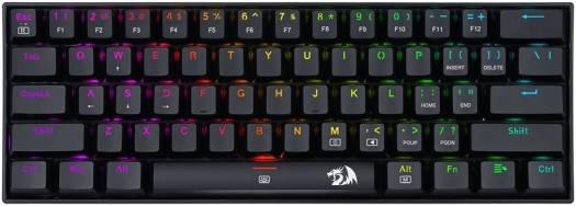 Redragon Dragonborn K630 RGB 60% Mechanical Keyboard, Outemu Red Linear Key Switches,