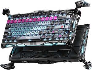 GravaStar Mercury V75 Pro Gaming Keyboard, Special Edition, 75% Layout, Jade Gaming Switch, 8kHz Polling Rate, Semi-Aluminum Construction, Dynamic Rapid Trigger, Cyber Punk | V75 Pro