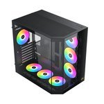 Xigmatek CUBI II Mid-Tower TG EATX Case - Black | EN45486