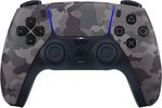 Sony PlayStation 5 DualSense Wireless Controller, Haptic Feedback & Adaptive Triggers, Bluetooth, Built-in Mic, Headset Jack & Speaker, Built-in Battery & USB Type-C, Grey Camouflage | G-CAMO