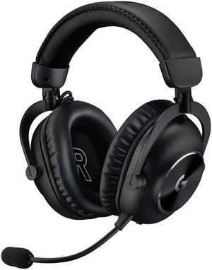 Logitech Pro X 2 Lightspeed Wireless Gaming Headset, 50mm Graphene Driver, Neodymium Magnet, Carioid Pickup Pattern, 2.4 GHz Lightspeed Bluetooth Connection Type, Black | 981-001262