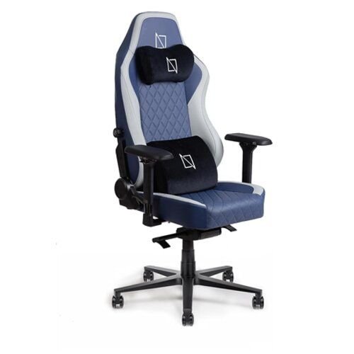 Navodesk APEX Cloud Leather Ergonomic Gaming Chair, 155° Reclining High Back Chair, 4D Metal Armrest, Magnetic Memory Foam Headrest, Lumbar Support, 60mm Castors, Deep Blue | B0CCYVMSMV