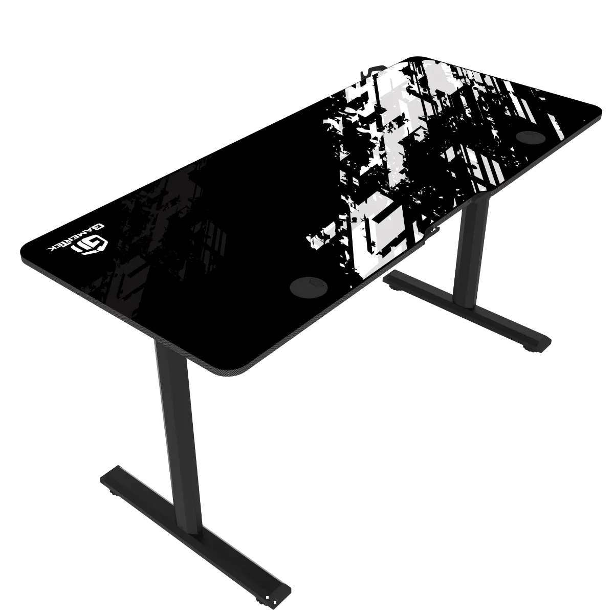 GamerTek GT-Elevate X Gaming Desk - White & Black