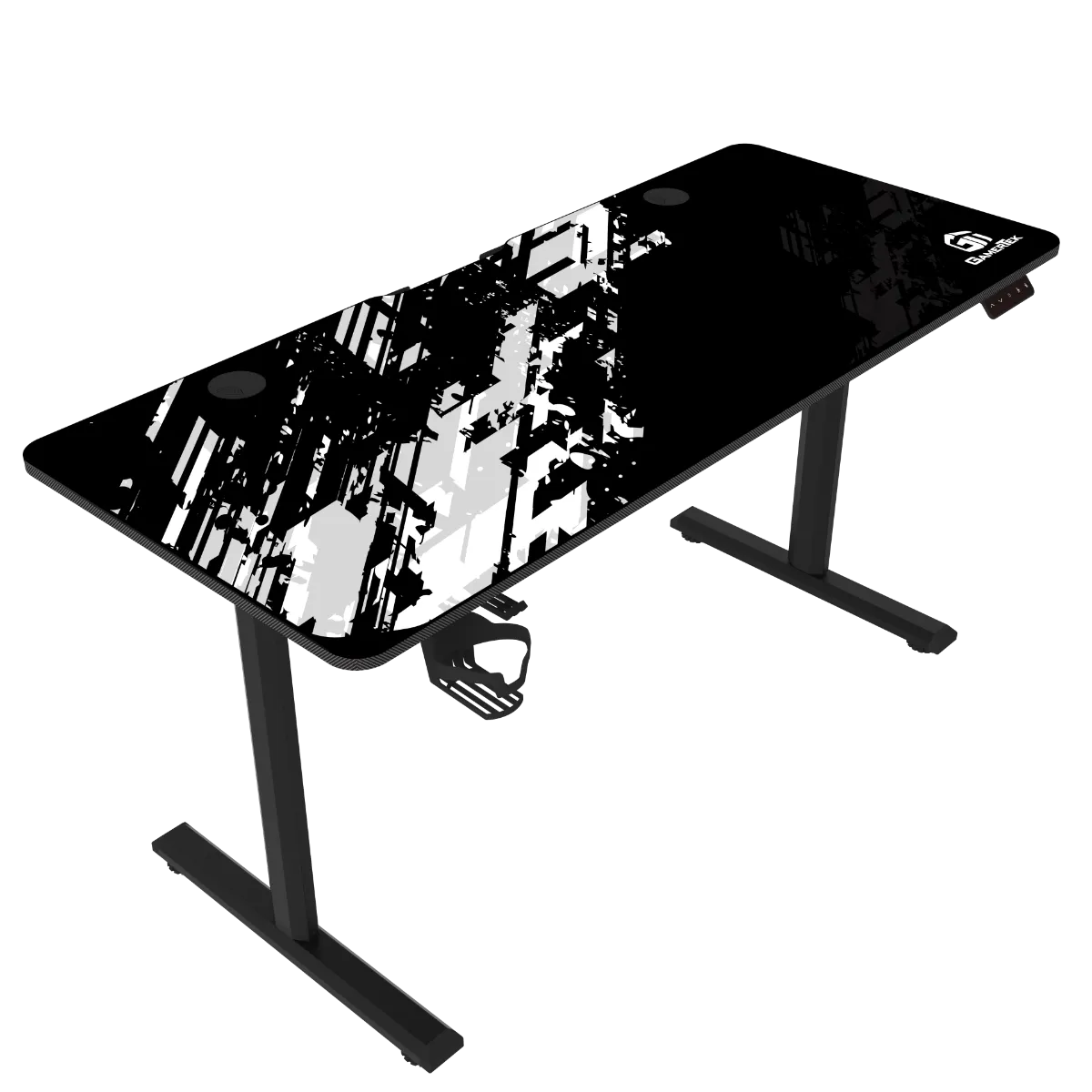 GamerTek GT-Elevate X Gaming Desk - White & Black