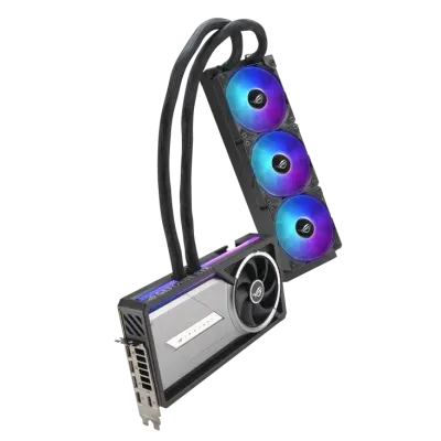 ASUS NVIDIA GeForce RTX 5090 ROG Astral LC OC 32GB GDDR7 PCI-Express Graphics Card, 2610MHz, Memory 16GB 28000MHz GDDR7, Cuda Cores: 10752, VR Ready, PhysX/CUDA Enabled, NVIDIA Blackwell, 4nm Process, Real-Time Ray Tracing, DLSS 4