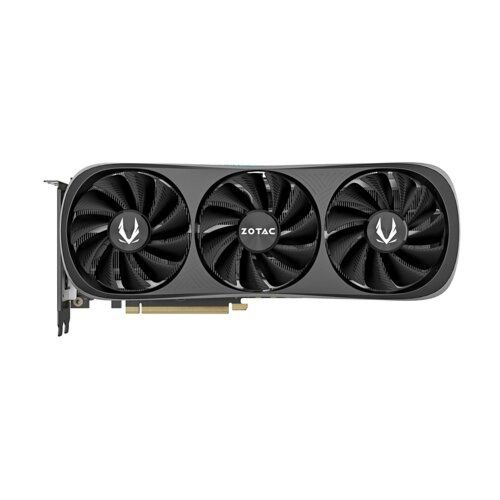 ZOTAC GAMING GeForce RTX 4070 Ti Trinity OC Graphics Card, 12GB GDDR6X 192-bit Memory, 7680 CUDA Cores, 2625 MHz Boost Clock, 21 Gbps Memory Clock, PCI E 4.0 x16, 3x DP 1.4a, 1x HDMI | ZT-D40710J-10P