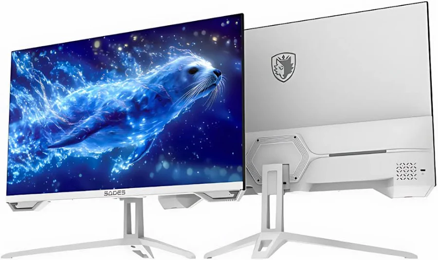 SADES SL-Sealion-27 PLUS SA-F05F27W 27" FHD, 180Hz, HDMI 2.1 Flat IPS Gaming Monitor - White