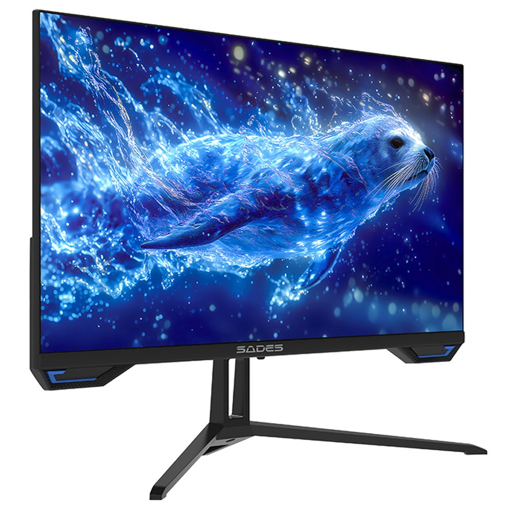SADES SL-Sealion-24 PLUS SA-F05F24B 24" FHD, 165Hz Refresh Rate, 1ms Response Time, HDMI 2.1 Flat IPS Gaming Monitor - BLACK