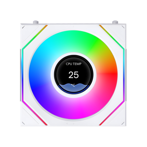 LIAN LI UNI FAN SL-INF LCD FLEX 120mm 1-Pack (White)