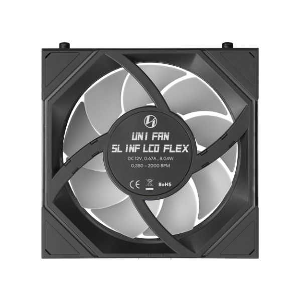 Lian Li UNI Fan SL-INF Flex LCD 120 Black (1pcs)