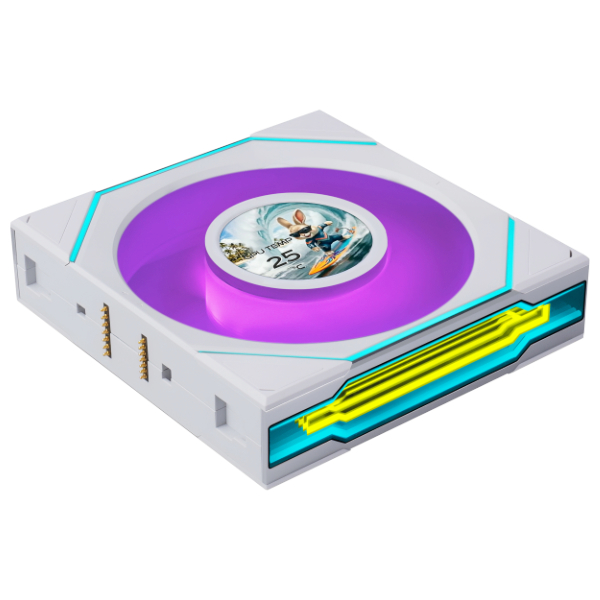 LIAN LI UNI FAN SL-INF LCD FLEX 120mm Reverse Blade 1-Pack (White)