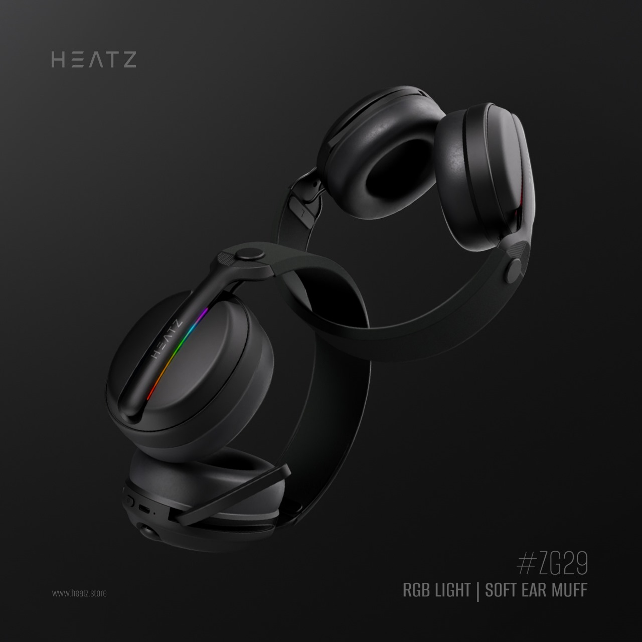 HEATZ ZG29 Gaming Headset 4-in-1 – Black